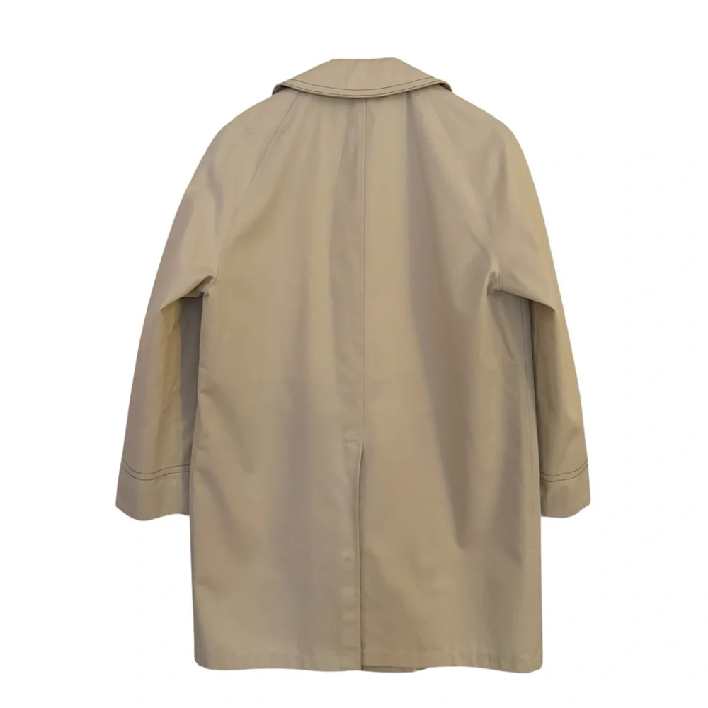 Vintage London Fog‎ Men's Maincoats Raincoat Trench Coat Creme 40R Classic USA